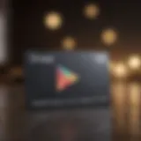 Visual representation of Google Play gift cards