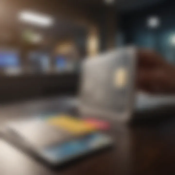 An infographic illustrating security measures related to associated bank cards