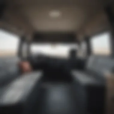 Spacious Van Interior Interior of a spacious van for sale