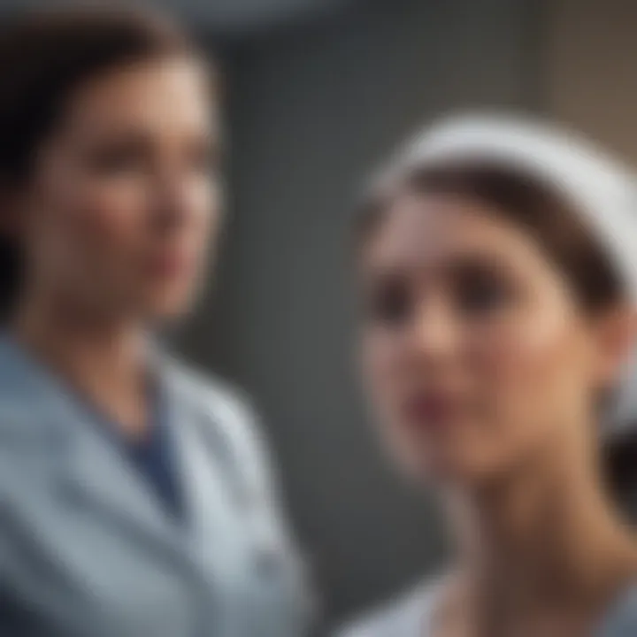 Nurse Practitioner Performing Specialized Procedure