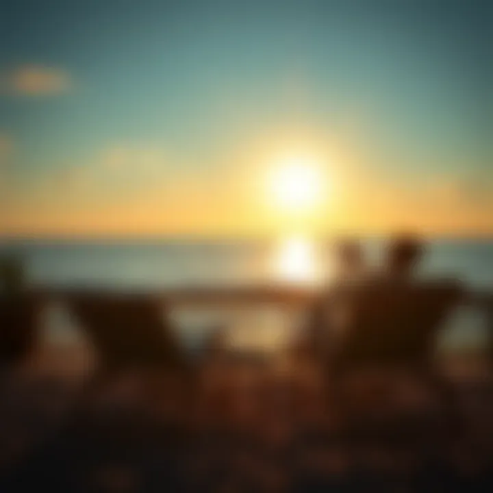 Relaxation and Financial Planning A serene weekend scene depicting relaxation and financial planning