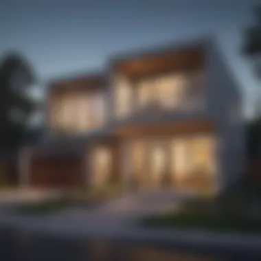 Innovative Residential Architecture Modern architectural design of a residential property