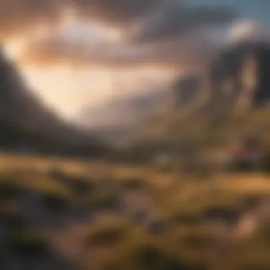 Digital Landscape Vigilance Concept Art Digital landscape vigilance concept artwork