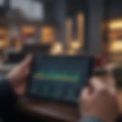 Insightful financial analysis on a digital device