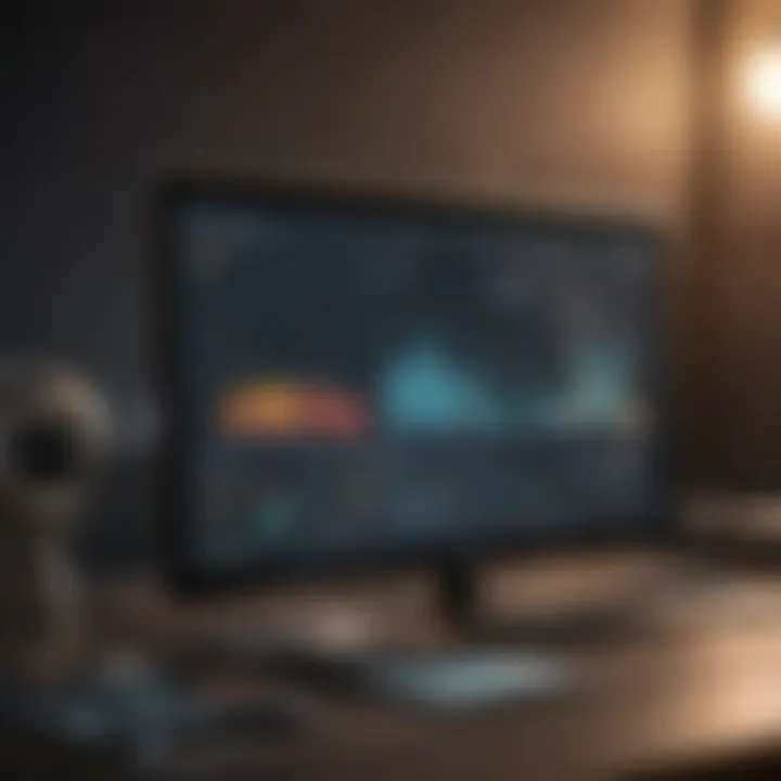 Personalized dashboard displaying analytics