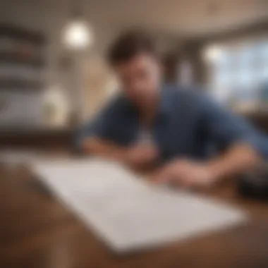 Choosing the Right Loan Option Person comparing loan options