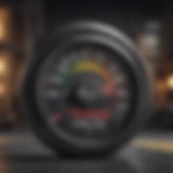 Broken credit score meter