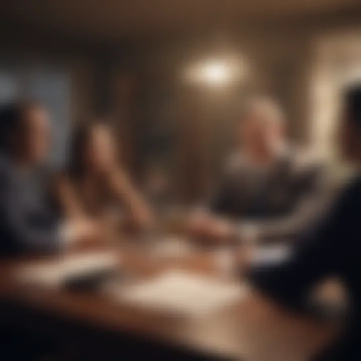 Diverse finance broker team brainstorming strategies