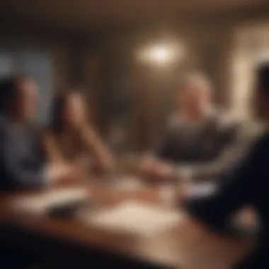 Collaborative Strategy Session for Finance Brokers Diverse finance broker team brainstorming strategies