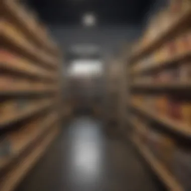 A community pantry with various food items