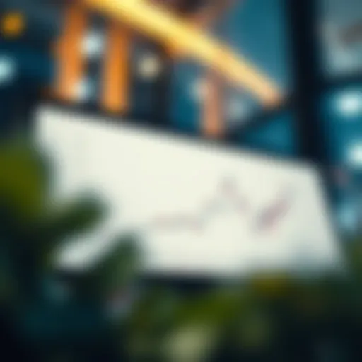 Graph showing projected interest rate trends