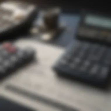 Calculating Costs Effectively Illustration of a calculator calculating foreign transaction fees
