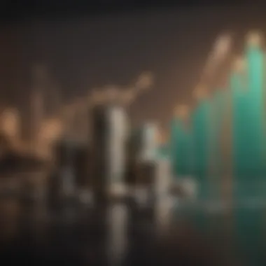 Financial Growth in Real Estate Investments Financial chart showing investment growth in real estate