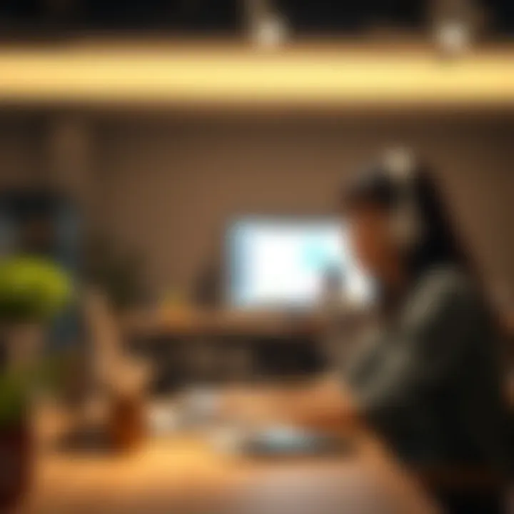 Engaging in Online Tutoring Online tutoring session