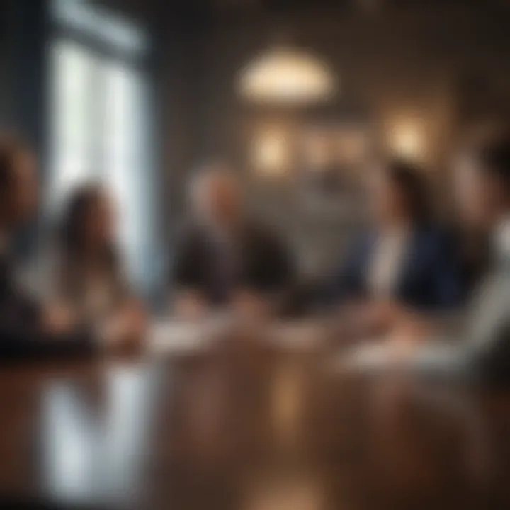 Diverse team discussing strategy in a meeting room