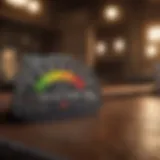 Visual representation of credit score components