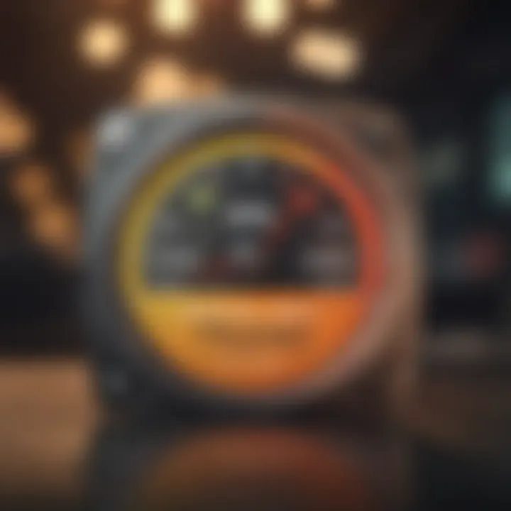 Infographic on the significance of credit scores