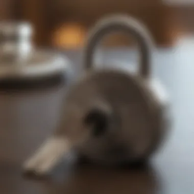 Graphic explaining the impact of credit locks on personal finance