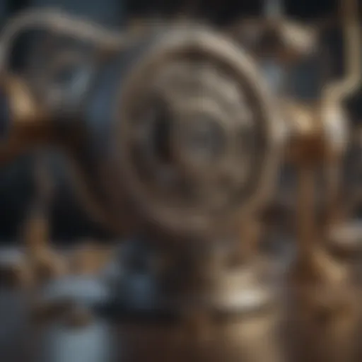 Illustration depicting the intricate mechanisms of index funds