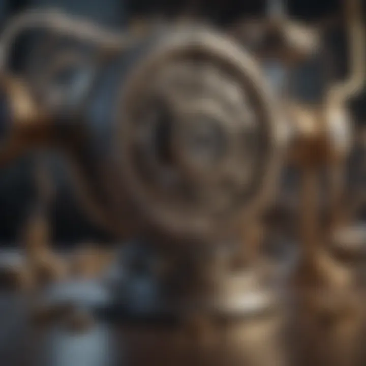Illustration depicting the intricate mechanisms of index funds
