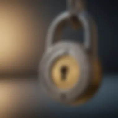 Secure padlock symbolizing trustworthiness in forex brokers