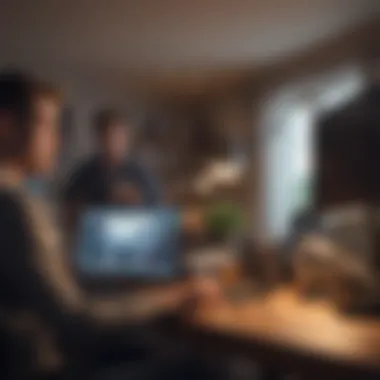 Diverse Freelance Professionals Diverse Freelance Professionals Working Remotely