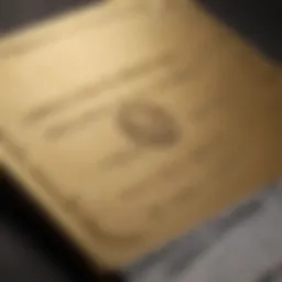 Luxurious American Express Gold Card design