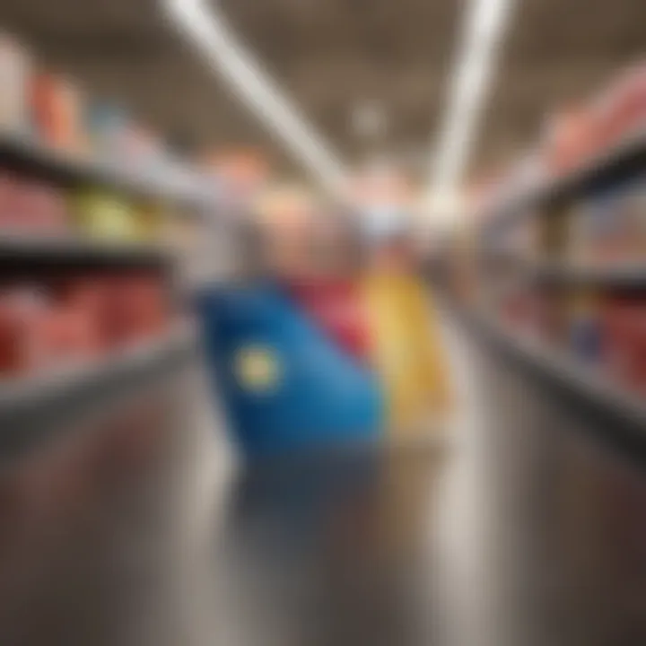 A visual representation of savings achieved using the card during shopping