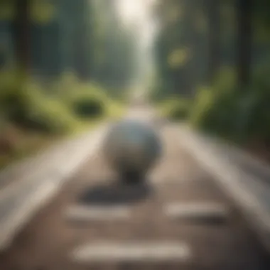 Navigating the Path to Financial Success Through Savings Illustration featuring a roadmap to financial success through savings