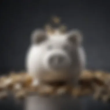Illustration symbolizing growth and accumulation of savings