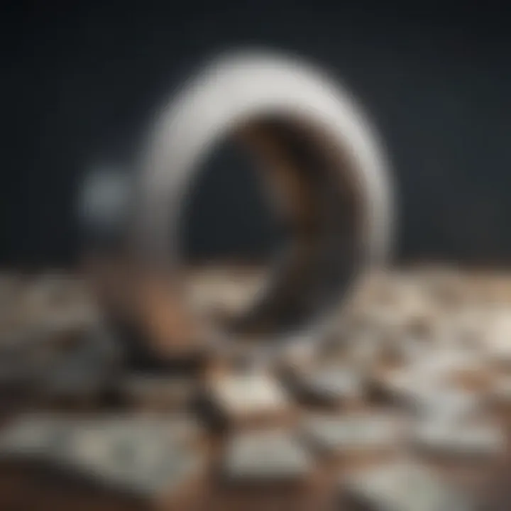 Abstract Representation of National Debt Cancellation