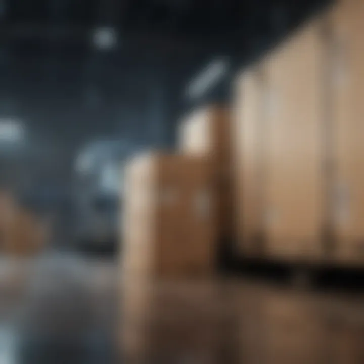 A visual representation of tracking packages during international shipping.