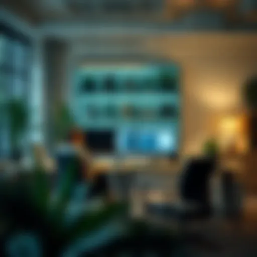 Inspiring Office Environment Inspiring office environment for young professionals