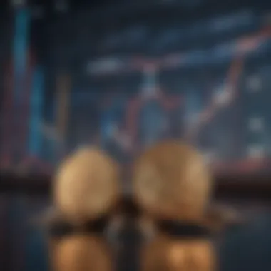 Influencing Market Trends A conceptual illustration of market trends affecting investment decisions.
