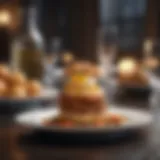 Elegant dish presentation
