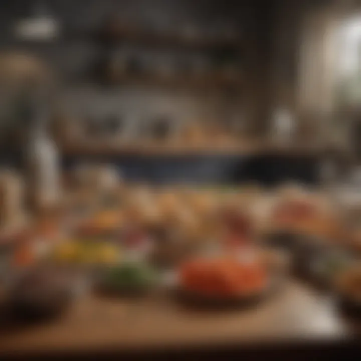 Gourmet ingredients selection
