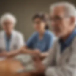 Illustration of diverse health insurance options available for early retirees.