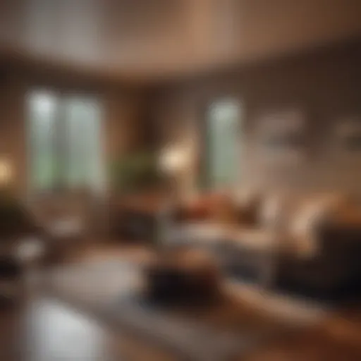 Showcasing a cozy home environment