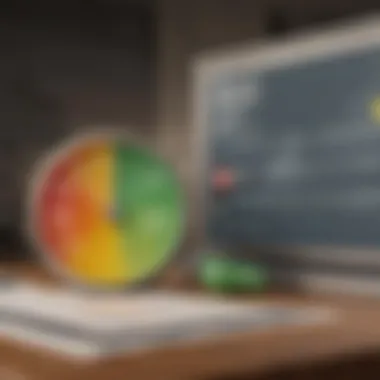 Understanding Credit Score Impact Illustration depicting credit score impact on mortgage options
