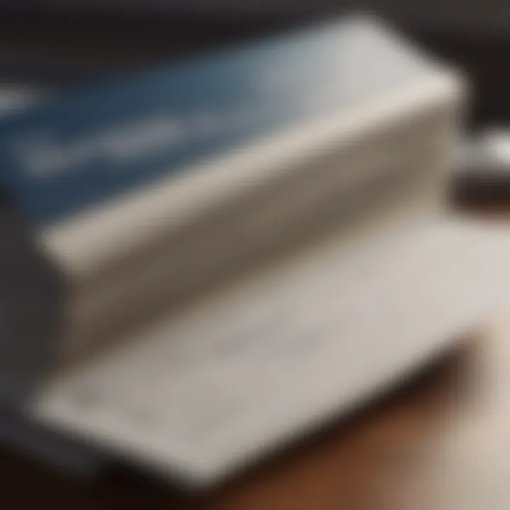 A detailed view of Navy Federal Business Account documents