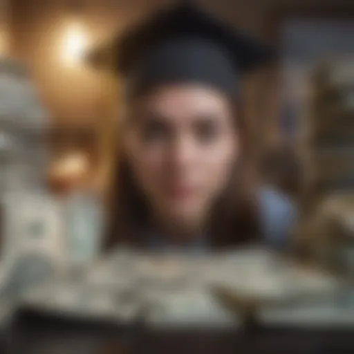 Diverse student loan types illustrated