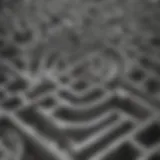 Conceptual artwork of a labyrinth symbolizing navigating the IRS refund process