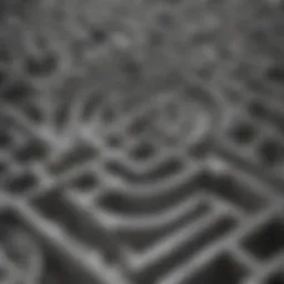 Conceptual artwork of a labyrinth symbolizing navigating the IRS refund process