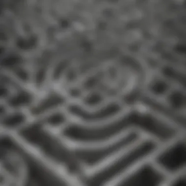 Maze of IRS Refund Process Conceptual artwork of a labyrinth symbolizing navigating the IRS refund process