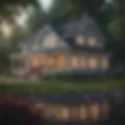 A serene home symbolizing financial stability