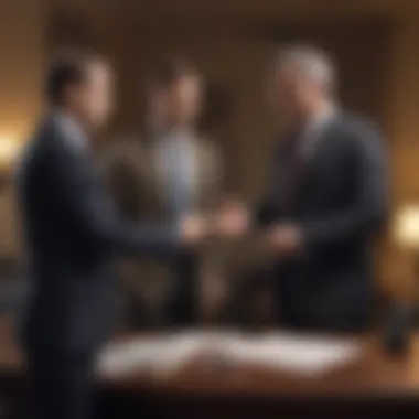 Negotiating with Creditors for Better Terms Graphic showing negotiation tactics with creditors