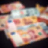 Variety of Venezuelan Currency Designs Venezuelan currency notes showcasing unique designs