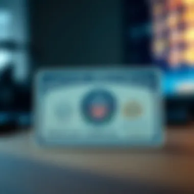 Digital Representation of a Social Security Card Digital representation of a Social Security card