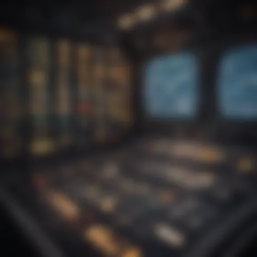 Digital interface showcasing flight options