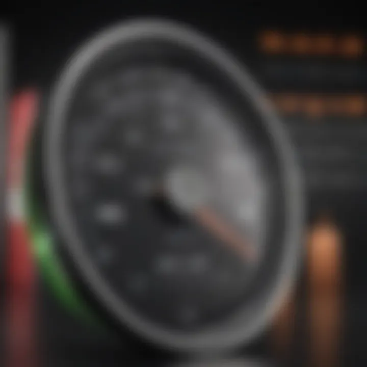 Graphic representation of performance metrics influencing sales earnings